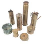 COLLECTION OF FIRST WORLD WAR BRITISH & GERMAN TRENCH ART