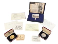 CONCORDE - LOCAL INTEREST - SILVER INGOT & TICKET