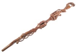 TONGA RIVER TRIBE NYAMI NYAMI WALKING STICK