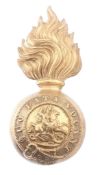 1860s-1904 NORTHUMBERLAND FUSILIERS GRENADE CAP BADGE