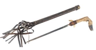 19TH CENTURY RIDING CROP WITH CONCEALED BLADE
