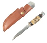 VINTAGE WILLIAM ROGERS HUNTING KNIFE