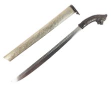 VINTAGE INDONESIAN GOLOK MACHETE / KABEALA SWORD