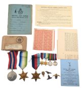 WWII SECOND WORLD WAR MEDAL GROUP - ROYAL AIR FORCE
