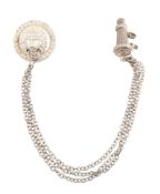 BRITISH ARMY OFFICERS CROSS BELT WHISTLE