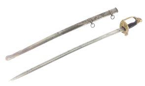 19TH CENTURY CRIMEAN WAR PERIOD FRENCH 1845 PATTERN INFANTRY SWORD