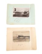 AVIATION INTEREST - TWO FIRST WORLD WAR POSTCARDS