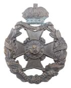 PRE 1908 BLOOMSBURY RIFLES SHAKO CAP BADGE