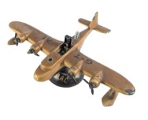VINTAGE TABLE TOP SEA PLANE CIGARETTE LIGHTER