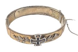 WWI FIRST WORLD WAR GERMAN ARTILLERY SHELL BAND BRACELET