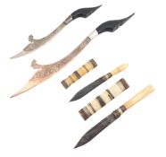 COLLECTION OF MINIATURE ETHNIC DAGGERS