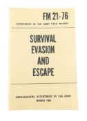 VIETNAM WAR INTEREST - SURVIVAL EVASION & ESCAPE MANUAL