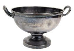 AN EARLY 20TH CENTURY WMF BELGIUM CONTINENTAL SILVER PLATED BOWL