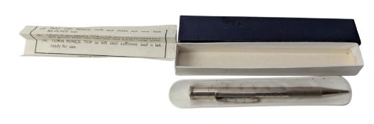 20TH CENTURY STERLING SILVER RNLI PROPELLING PENCIL