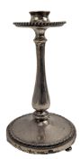 EARLY 20TH CENTURY EDWARD VII HALLMARKED SILVER CANDLESTICK
