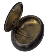 EARLY 20TH CENTURY EDWARD VII HALLMARKED SILVER SNUFF BOX