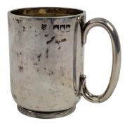19TH CENTURY VICTORIAN HALLMARKED SILVER CHRISTENING CUP
