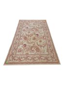 LAURA ASHLEY HOME - CONTEMPORARY RED GROUND DESIGNER FLOOR RUG