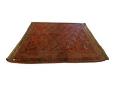 VINTAGE 20TH CENTURY PERSIAN ISLAMIC BOKHARA FLOOR RUG