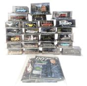 DIECAST - COLLECTION OF EAGLEMOSS JAMES BOND BOXED DIECAST MODELS