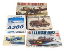 MODEL KITS - x5 BOXED AIRFIX & OTHER MODEL KITS