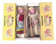 PELHAM PUPPETS - X2 BOXED VINTAGE PUPPETS