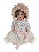 DOLLS - ANTIQUE GERMAN ARMAND MARSEILLE BISQUE HEADED DOLL
