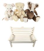 BEARS - x3 CHARLIE BEARS TEDDY BEARS - 'PEEPS' & BABY COLLECTION