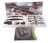 MODEL RAILWAY - HORNBY OO GAUGE EUROSTAR ELECTRIC TRAIN SET