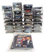 DIECAST - COLLECTION OF EAGLEMOSS JAMES BOND BOXED DIECAST MODELS