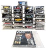 DIECAST - COLLECTION OF EAGLEMOSS JAMES BOND BOXED DIECAST MODELS