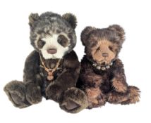 BEARS - x2 PLUSH CHARLIE BEARS - SNUGGLES & BREENY