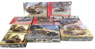 MODEL KITS - x8 AIRFIX & OTHER 1/35 SCALE MILITARY MODEL KITS
