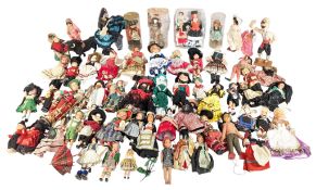 DOLLS - COLLECTION OF VINTAGE TOURIST COSTUME DOLLS