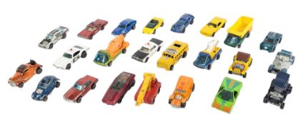 DIECAST - COLLECTION OF VINTAGE MATTEL HOT WHEELS RED LINE