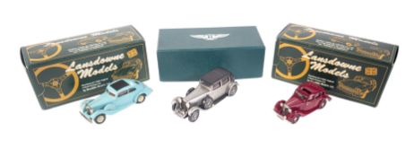 DIECAST - X3 LANSDOWNE MODELS 1/43 SCALE DIECAST MODEL CARS