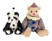 BEARS - x2 CHARLIE BEARS TEDDY BEARS - 'POM POM' & 'FELIX'