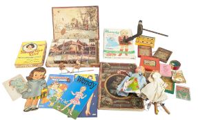 COLLECTION OF ASSORTED ANTIQUE TOYS & GAMES