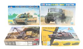 MODEL KITS - x4 1/35 SCALE MILITARY VEHICLE MODEL KITS