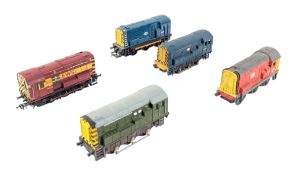 MODEL RAILWAY - x5 OO GAUGE HORNBY & OTHER DIESEL SHUNTER LOCOS