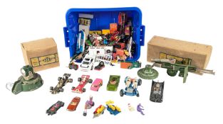 DIECAST - VINTAGE DIECAST MODELS TOGETHER WITH X2 ASTRA MILITARY MODELS