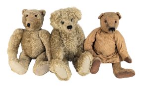 BEARS - x3 VINTAGE HARRODS & OTHER JOINTED BEARS