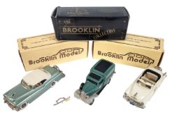 DIECAST- X3 BOXED BROOKLIN MODELS CAST METAL CARS