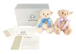 BEARS - x2 STEIFF DANDBURY MINT ROYAL BABY BEARS