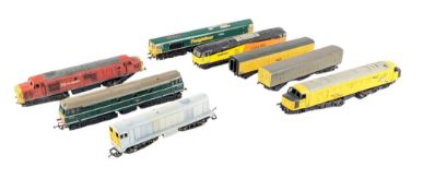 MODEL RAILWAY - x6 BACHMANN & OTHER OO GAUGE LOCOMOTIVES