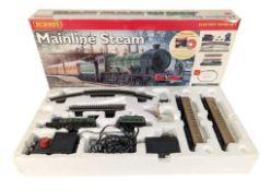 MODEL RAILWAY - HORNBY OO GAUGE MAINLINE STEAM TRAIN SET