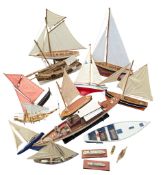 MODEL SHIPS - COLLECTION OF WOODEN MODEL SHIPS & BOATS