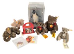TEDDY BEARS - COLLECTION OF STEIFF SOFT TOYS