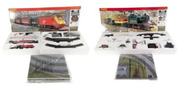 MODEL RAILWAY - x2 HORNBY OO GAUGE VIRGIN TRAINS & EDDIE STOBART SETS