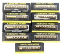 MODEL RAILWAY - x9 GRAHAM FARISH N GAUGE COACHES